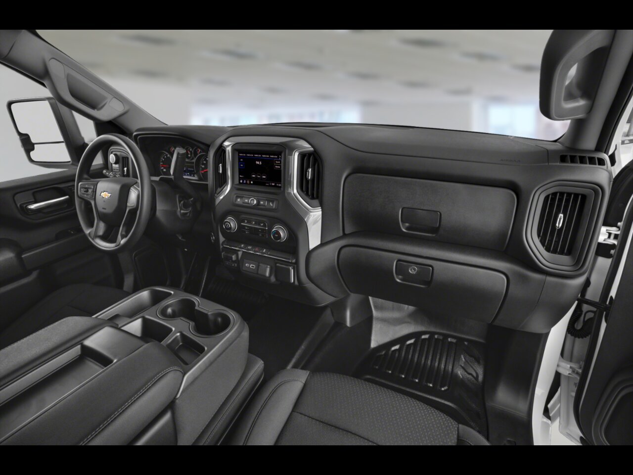CHEVROLET Silverado 2500HD Custom cabine multiplace 4RM 159 po 2026 Noir Gatineau - photo #7
