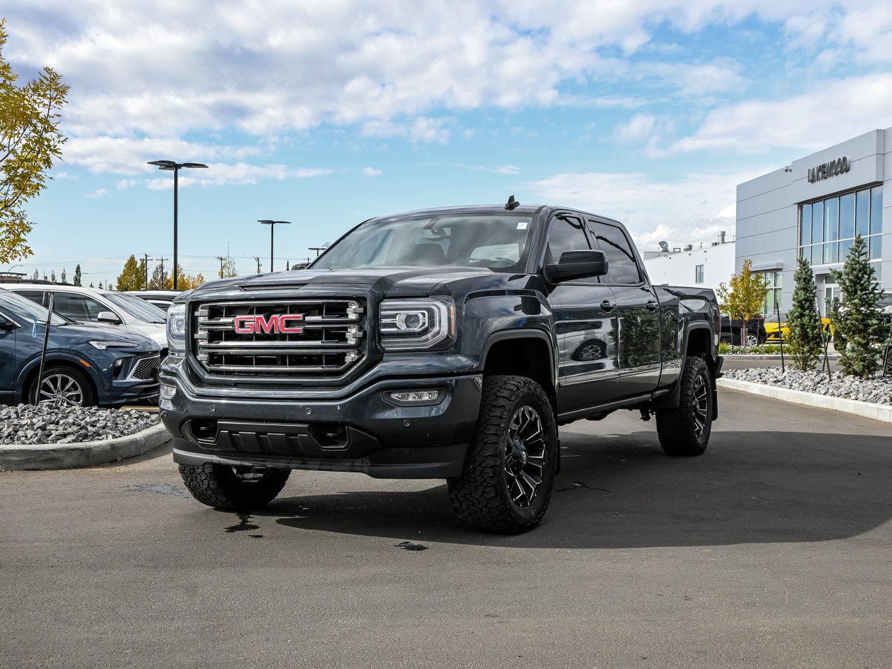 2018 GMC Sierra 1500 4WD Crew Cab 143.5 SLT Grey Sherwood Park - photo #3