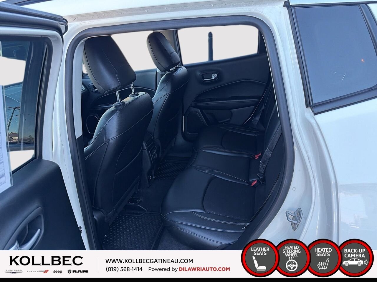 2018 Jeep Compass U19570 | North 4x4 White Gatineau - photo #22