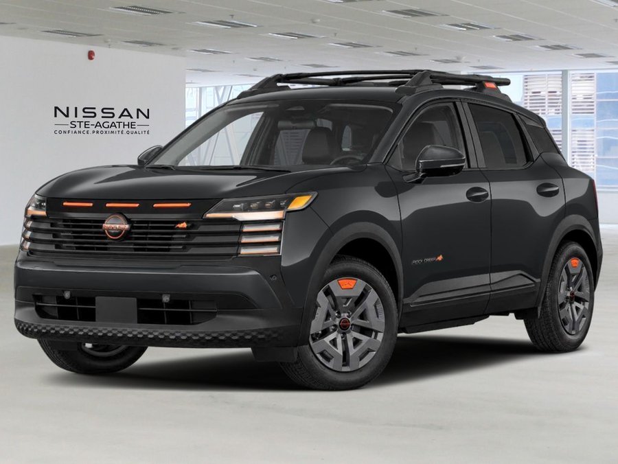 Nissan Kicks ROCK CREEK TI | CUIR | CAMÉRA 360° | VOLANT CHAUFFANT | DÉMARREUR À DISTANCE 2027 Super noir
