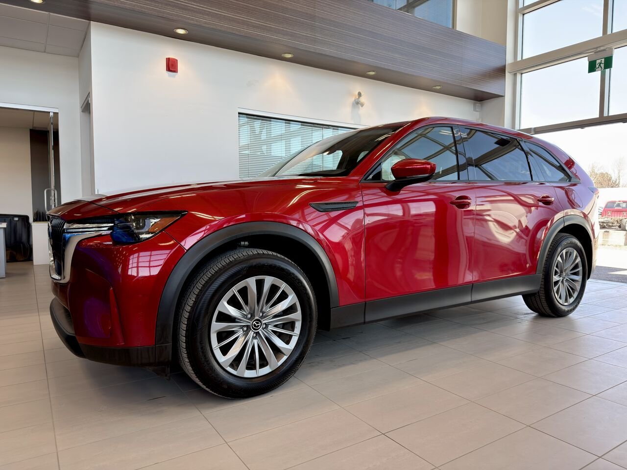 2024 Mazda CX-90 hybride léger Red Notre-Dame-des-Prairies - photo #4