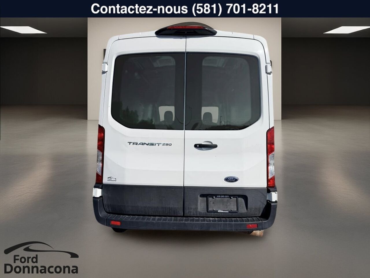 2021 Ford Transit Cargo Van White  - photo #5