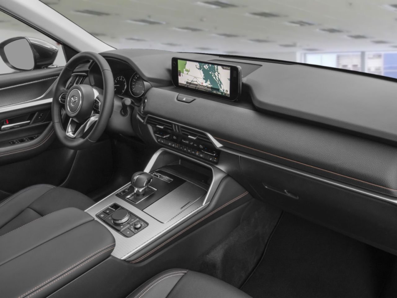 2026 MAZDA CX-90 MHEV GT TI | HYBRIDE LÉGER | TOIT OUVRANT | CUIR | NAVIGATION | 12 HAUT-PARLEURS Jet Black Mica Saint-Jérôme - photo #12