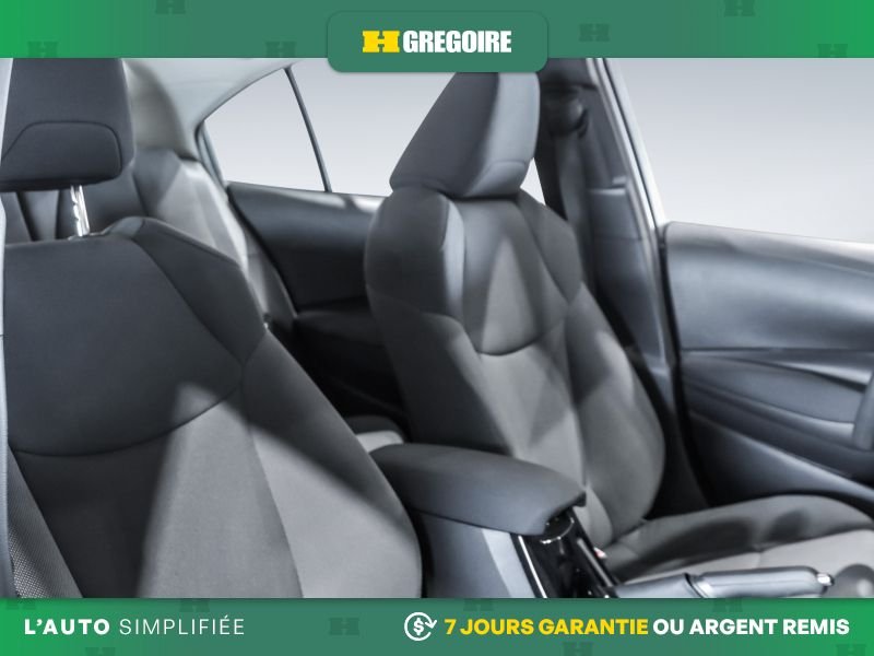 Toyota Corolla 820691 | L AUTO AC GR ELEC CAM RECULE BLUETOOTH 2021 Noir Laval - photo #25