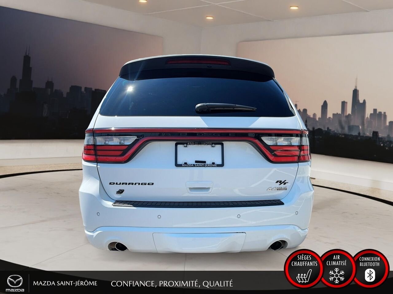 Dodge Durango R/T Plus | CUIR NAPPA | TOIT OUVRANT | 19 HAUT-PARLEURS | GR. REMORQUAGE | 7 PLACES 2024 Blanc Saint-Jérôme - photo #6