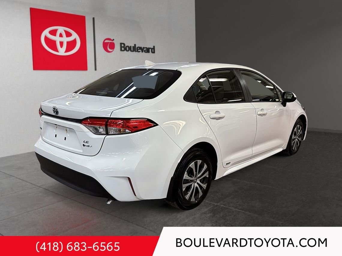 2025 Toyota Corolla 531689-75 | hybride LE CVT TI White Québec - photo #3