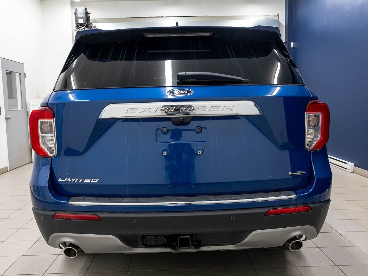 Ford Explorer LIMITED HYBRID AWD *NAV* CUIR SIÈGES VENTIL B&O 2022 Bleu Saint-Jérôme - photo #5