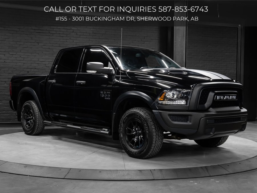 2021 Ram 1500 Classic Warlock | 4x4 | Alpine Sound System | Soft Box Cover Black