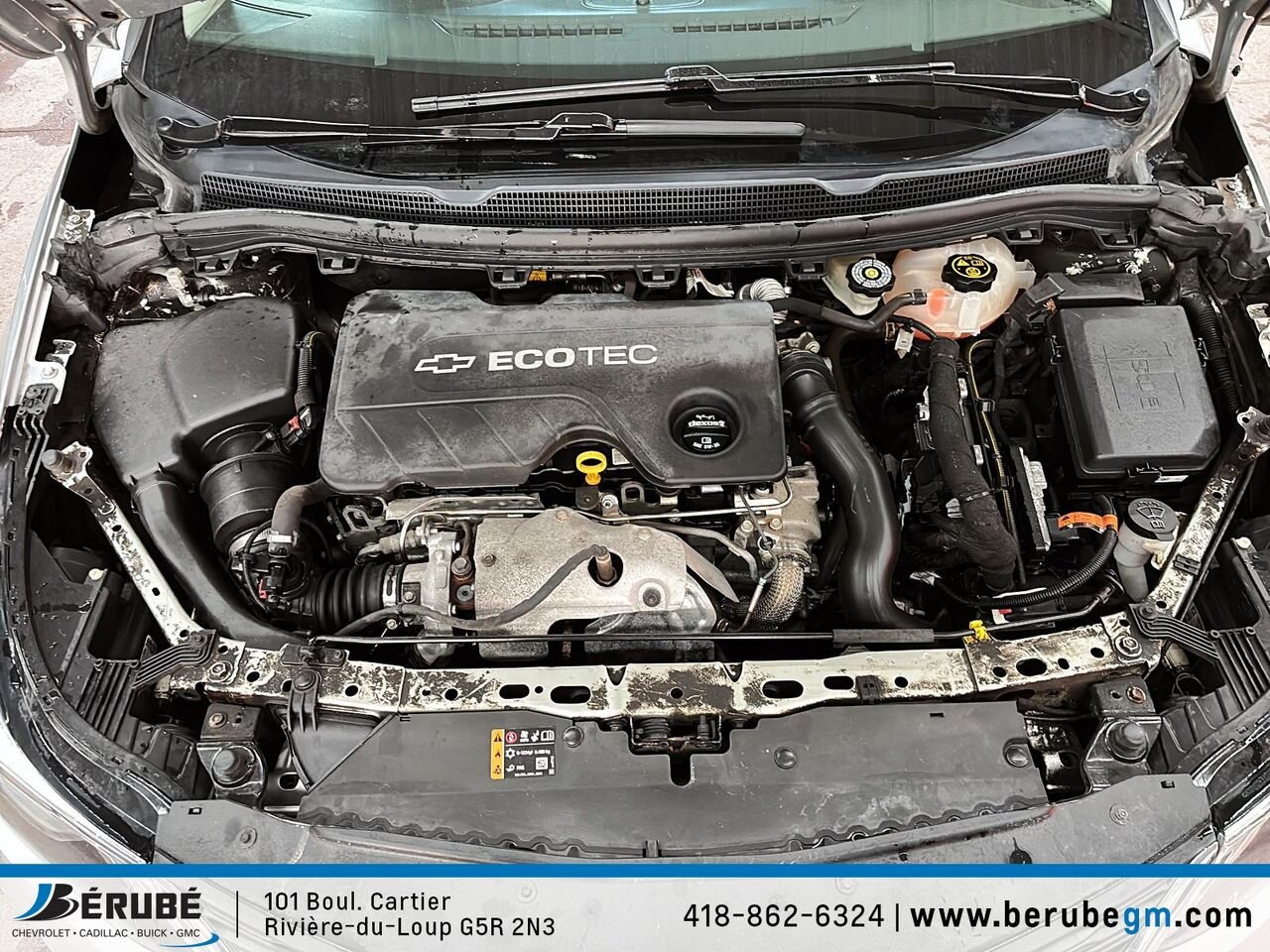 CHEVROLET CRUZE LT LT 1.6L berline 4 portes avec 1SH 2018 Argent Rivière-du-Loup - photo #7