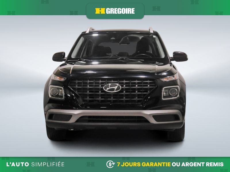 2020 Hyundai Venue PREFERRED AUTO AC MAGS GR ELECT CAM RECUL BLEUTOOT Black