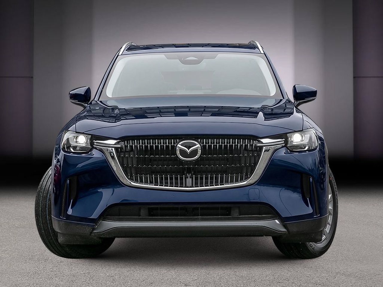 Mazda CX-90 hybride rechargeable JM3KKCHA4T1411893 2026 Bleu cristal foncé mica Mirabel - photo #1