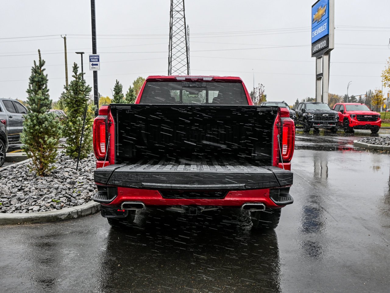 2024 GMC Sierra 1500 4WD Crew Cab 147 AT4 Red Sherwood Park - photo #13