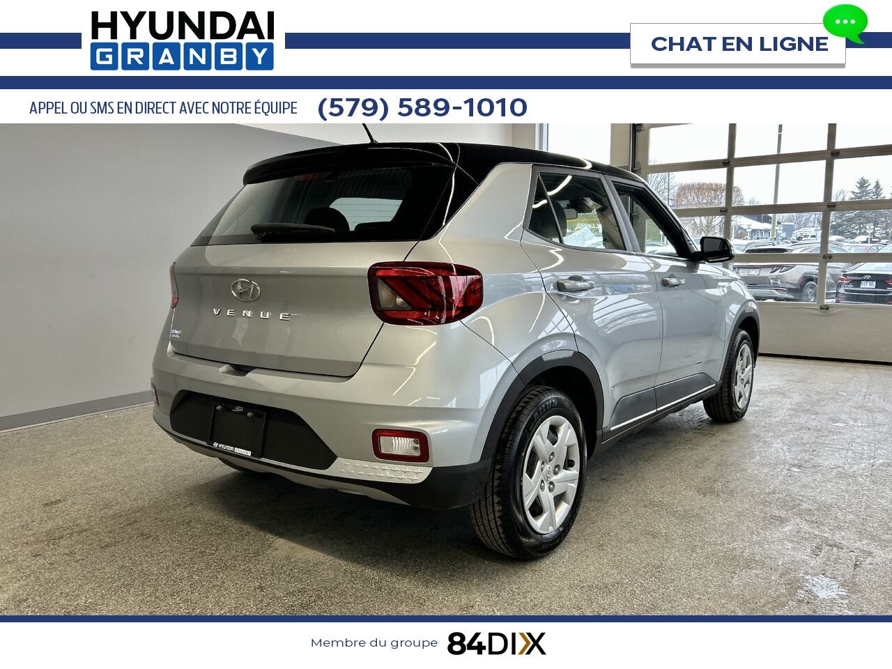 Hyundai Venue 2023 Gris Granby - photo #6