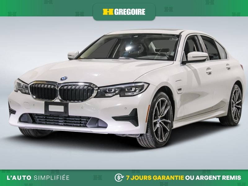 BMW 330 729903 | 330e HYB PLUT IN AUTO A/C CUIR TOIT NAV GR ELECT M 2022 Blanc Laval - photo #2