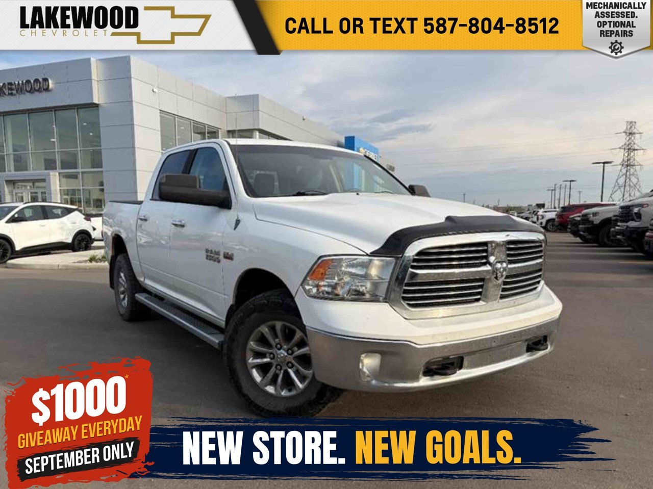 2013 Ram 1500 4WD Crew Cab 140.5 SLT White Sherwood Park - photo #0