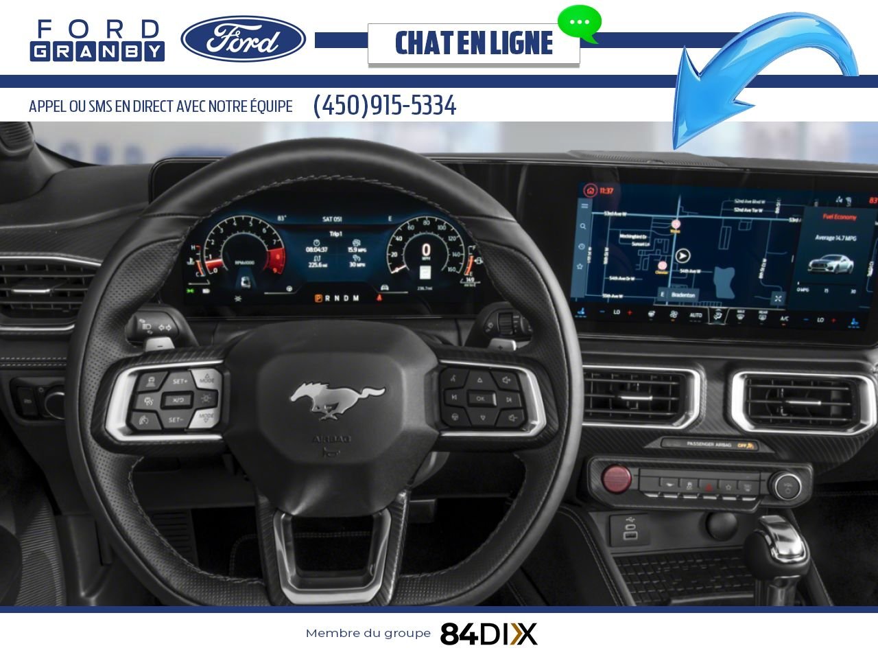 Ford Mustang 2024 Noir ombre Granby - photo #8