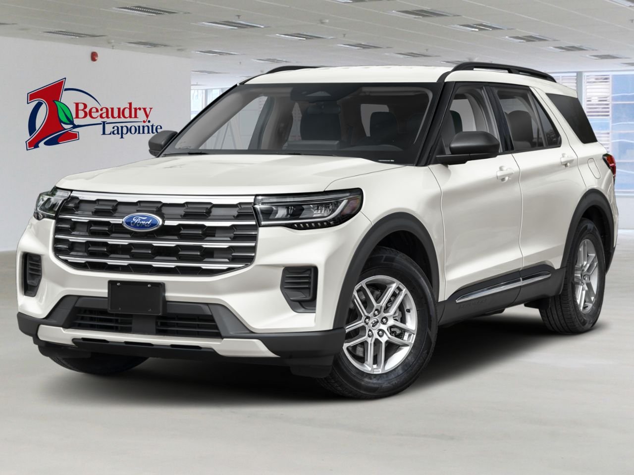 2026 Ford Explorer Star White Metallic Tri-Coat La Sarre - photo #0