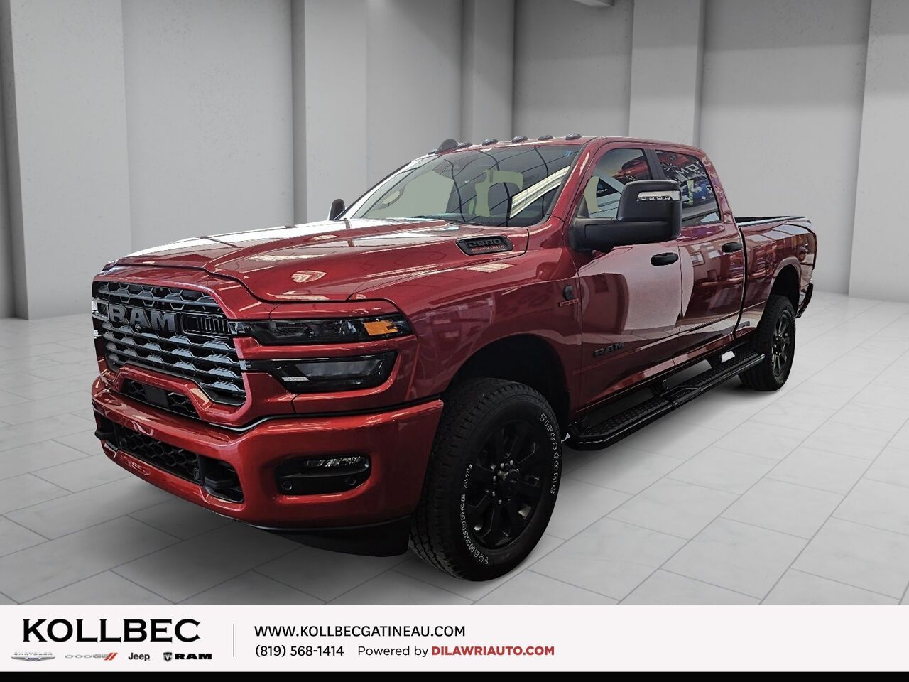 Red 2026 RAM 2500 Pickup Truck Four-Wheel Drive Automatic