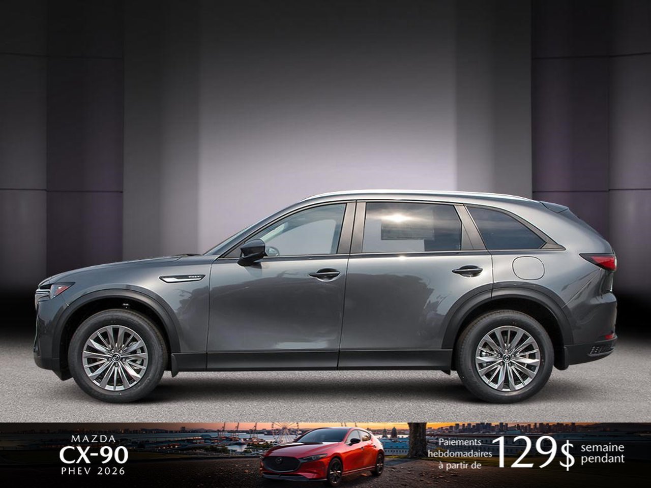 2026 Mazda CX-90 PHEV JM3KKBHA3T1417128 Machine Grey Metallic Mirabel - photo #2