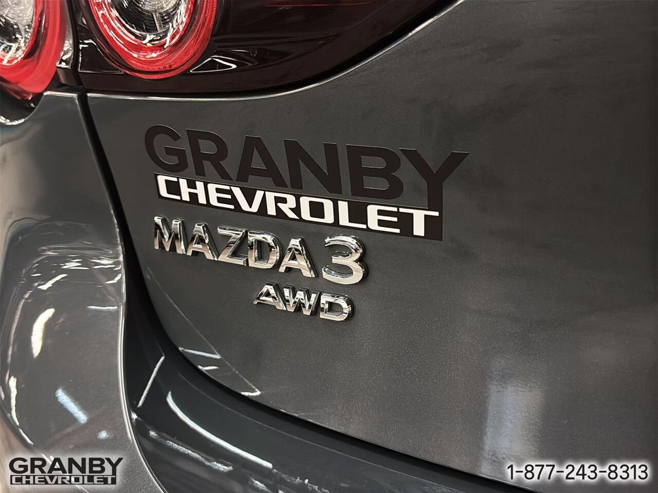 Mazda Mazda3 Sport GT avec moteur turbo BA TI i-ACTIV | G3618 2023 Gris Granby - photo #19