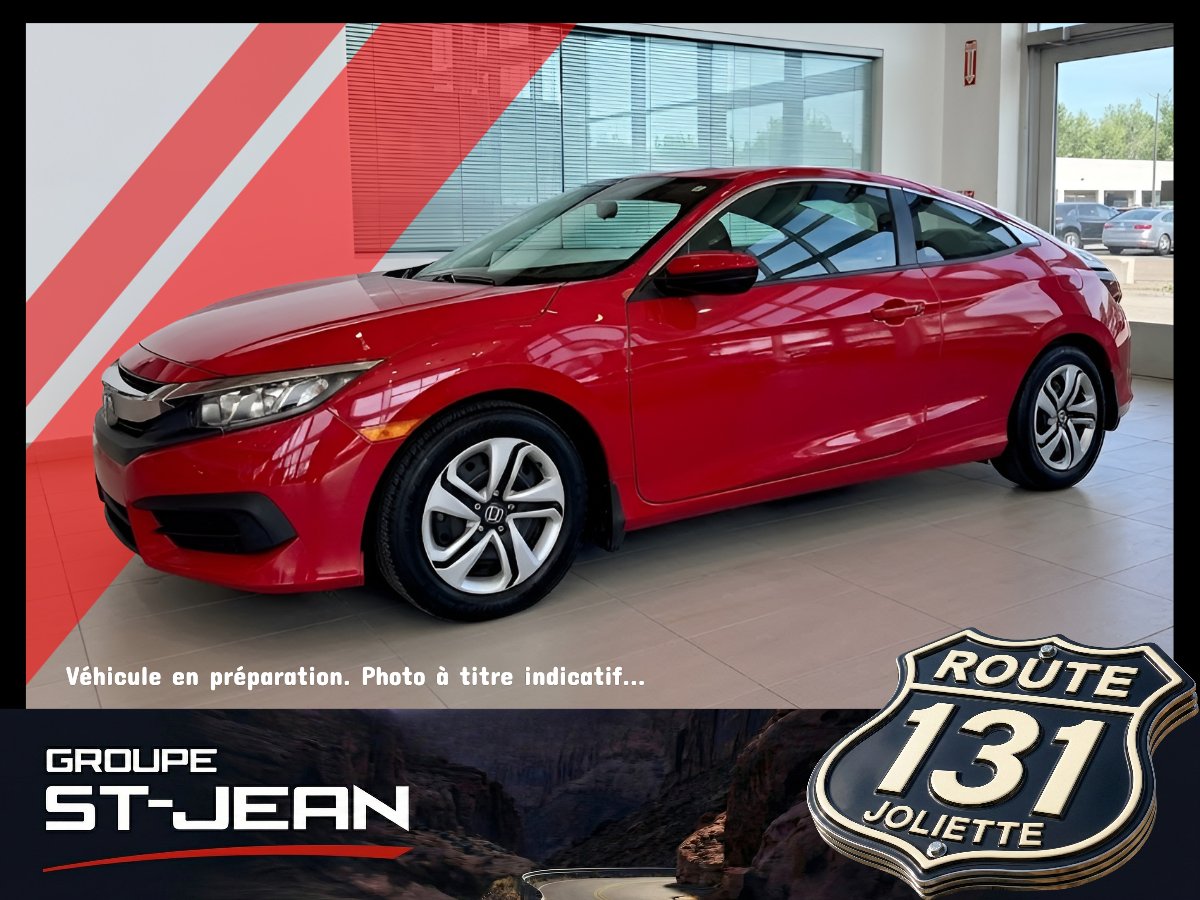 2018 Honda Civic Coupe Red Notre-Dame-des-Prairies - photo #0