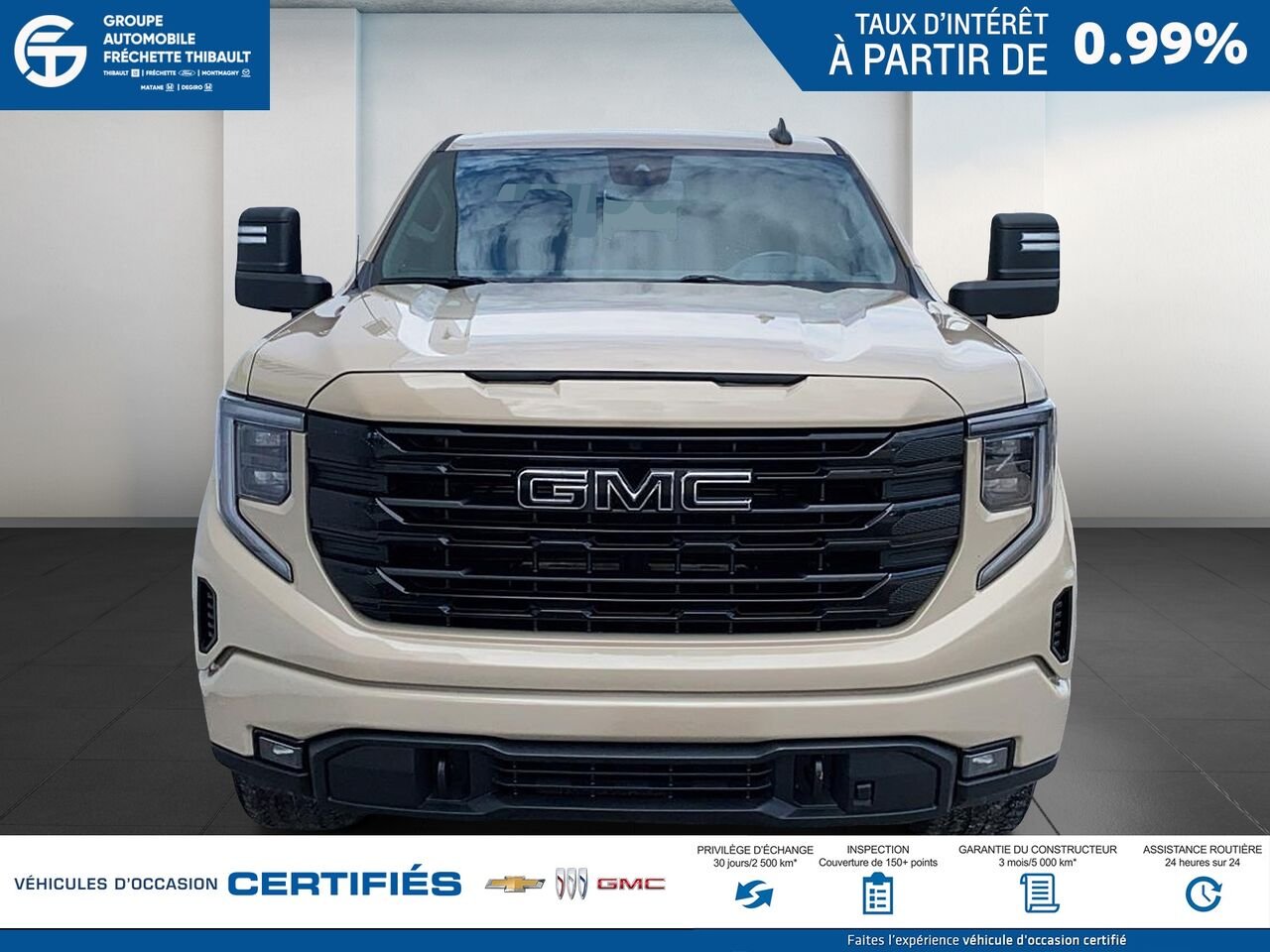 GMC SIERRA Elevation cabine multiplace 4RM 157 po 2022 Beige Montmagny - photo #1