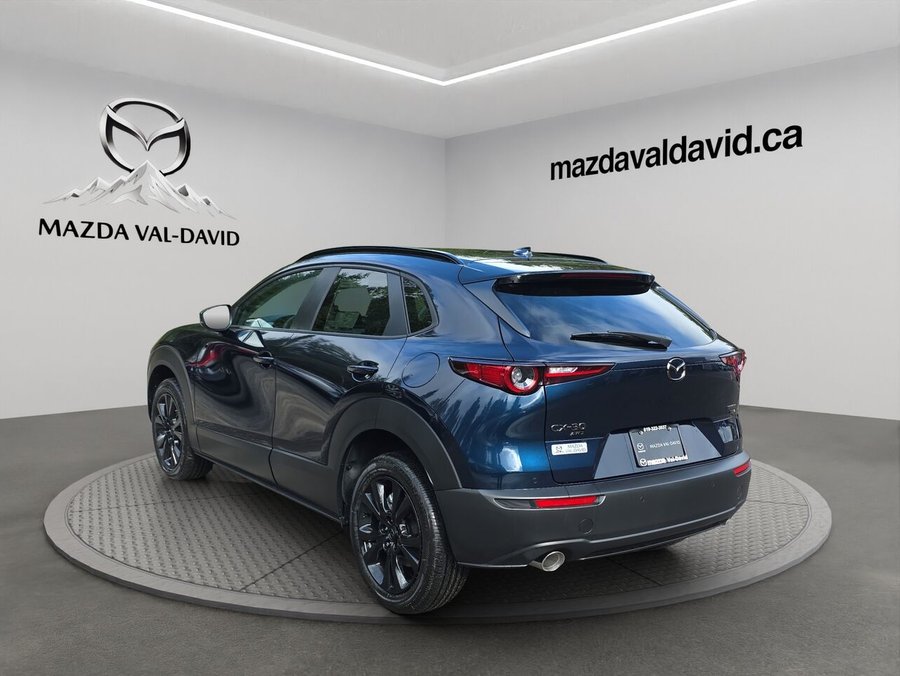 Mazda CX-30 GT TI avec moteur turbo, KURO 2026 Bleu cristal foncé mica
