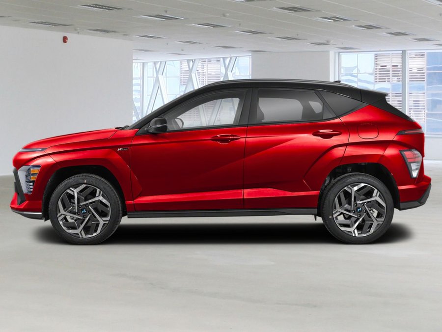 HYUNDAI Kona 1.6T N Line Ultimate TI avec toit deux tons 2027 Rouge ultime avec toit Noir abyssal