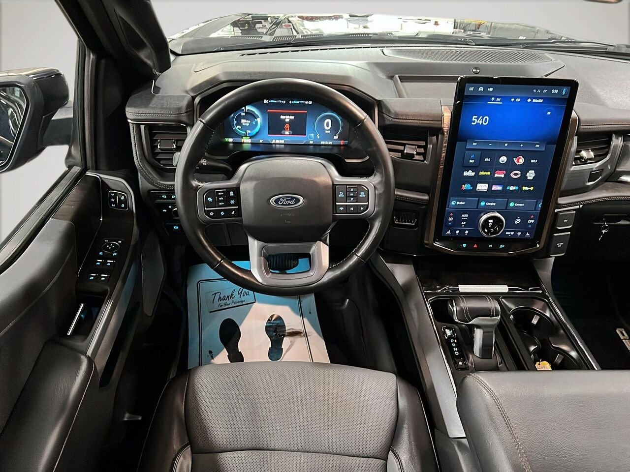 2023 Ford F-150 Lightning GROUPE 510 A, standard range Blue Québec - photo #32