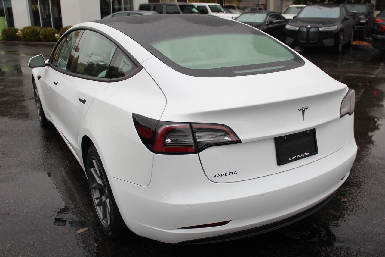 Tesla Model 3 VIN: 5YJ3E1EA5NF309574 2022 Blanc Sainte-Rose - photo #2