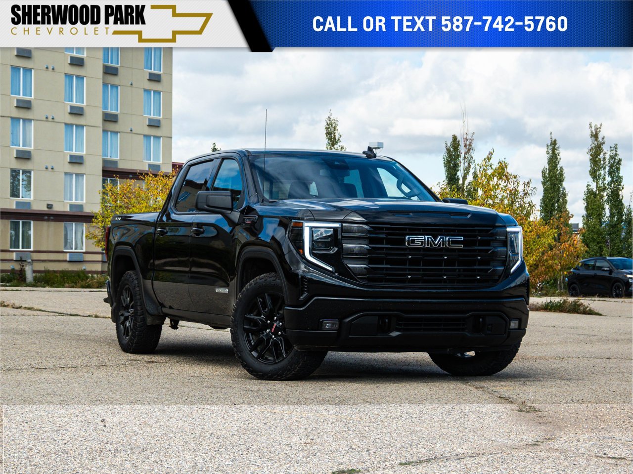 2024 GMC Sierra 1500 4WD Crew Cab 147 Elevation Black Sherwood Park - photo #0