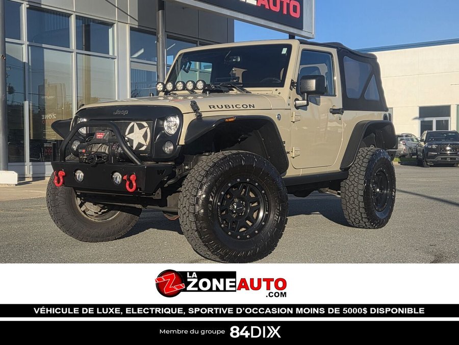 Jeep Wrangler JK 1 SEUL PROPRIÉTAIRE + JAMAIS ACCIDENTÉ 2018 Beige