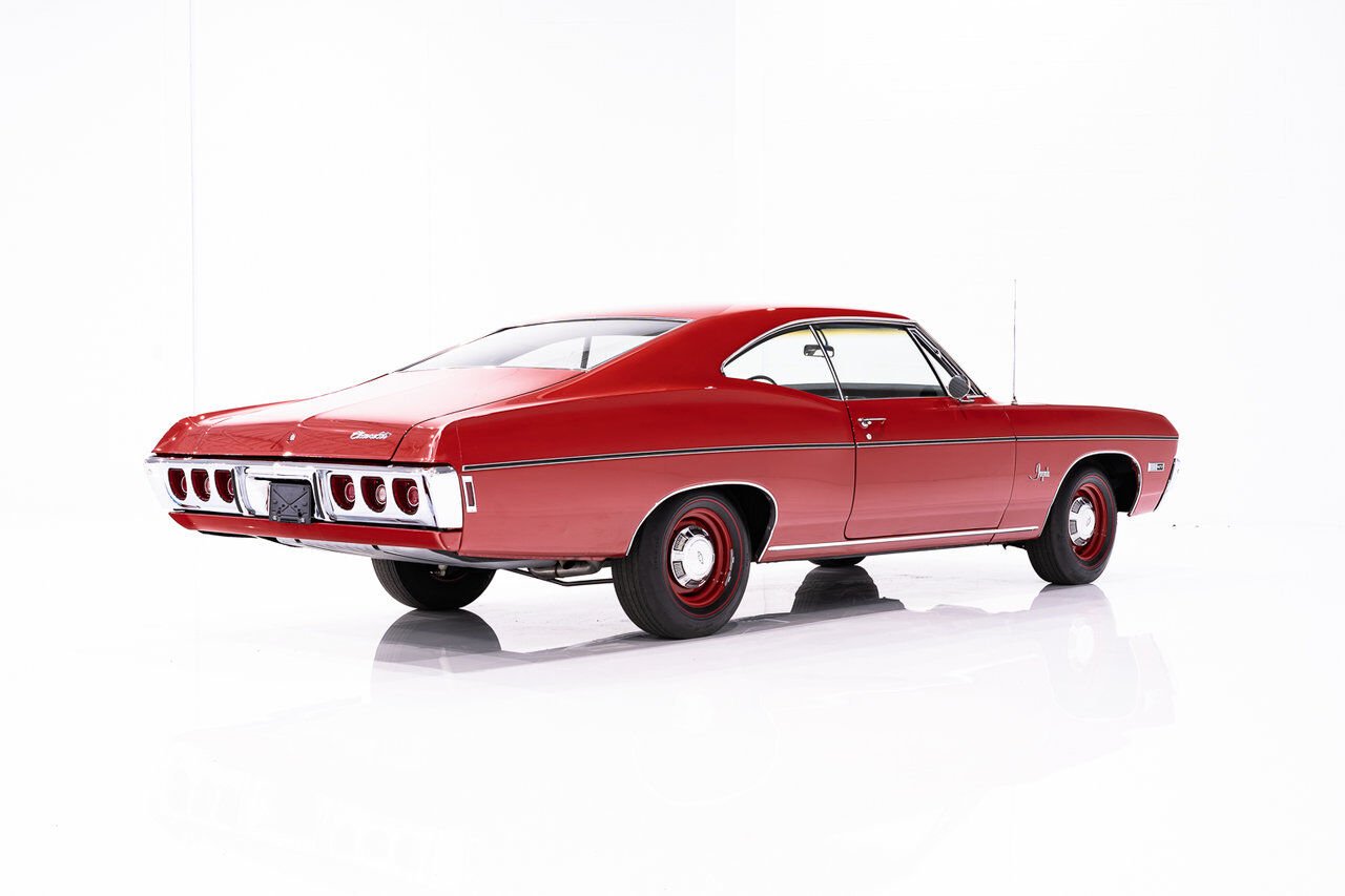 Chevrolet Impala Match N# L72 427/425 4spd 4.56gear Org Bill Of Sale | PRIX EN USD 1968 Rouge Montréal - photo #113