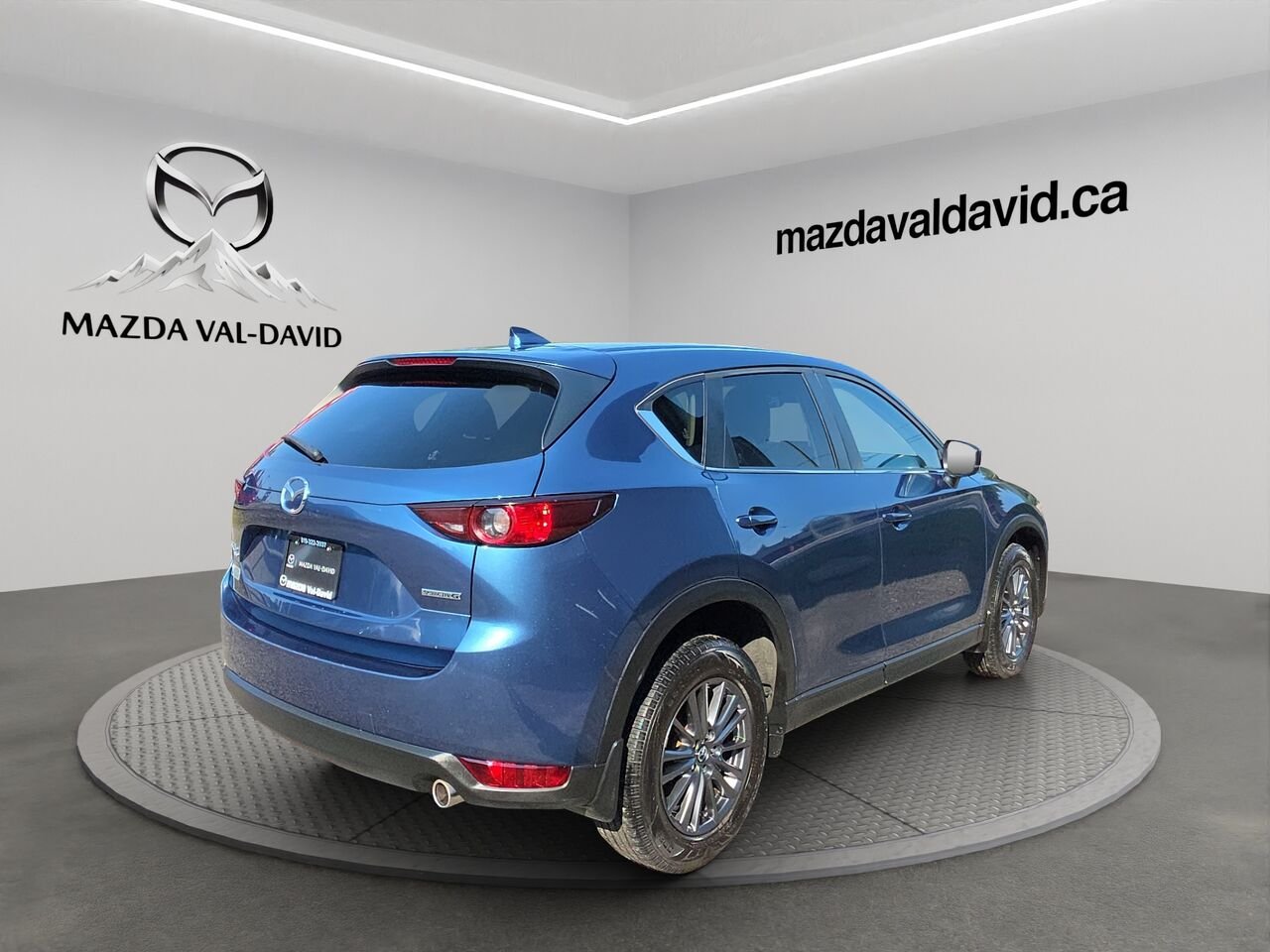 Mazda CX-5 GS TI BA, bluetooth, Volant chauffant, commande audio au volant 2021 Bleu Val-David - photo #24