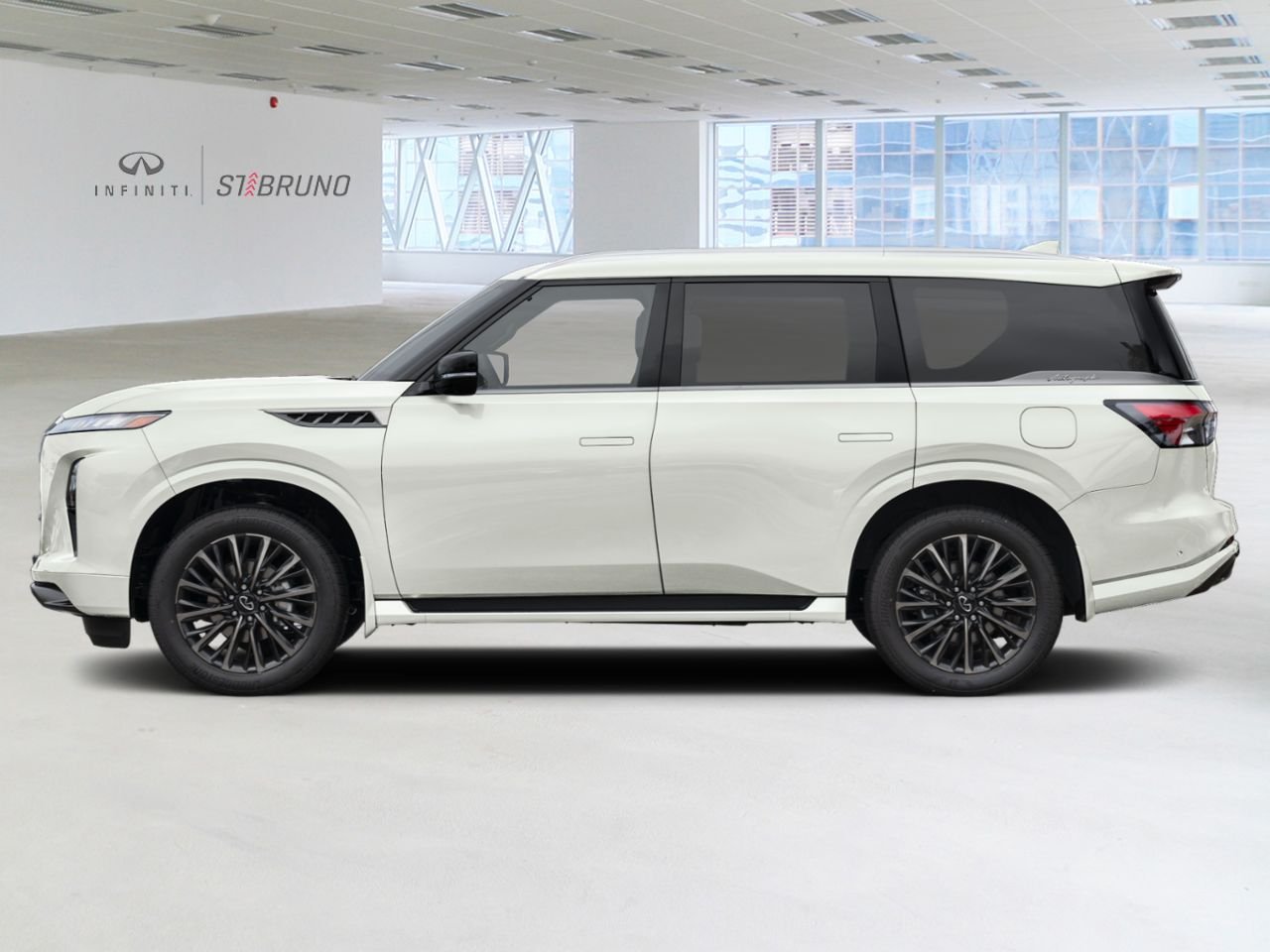 2027 INFINITI QX80 Radiant White TriCoat Pearl Saint-Basile-le-Grand - photo #2