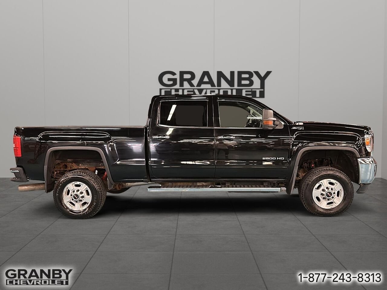 GMC Sierra 2500HD SLE CREWCAB DIESEL | 26-0337B 2016 Noir Granby - photo #3
