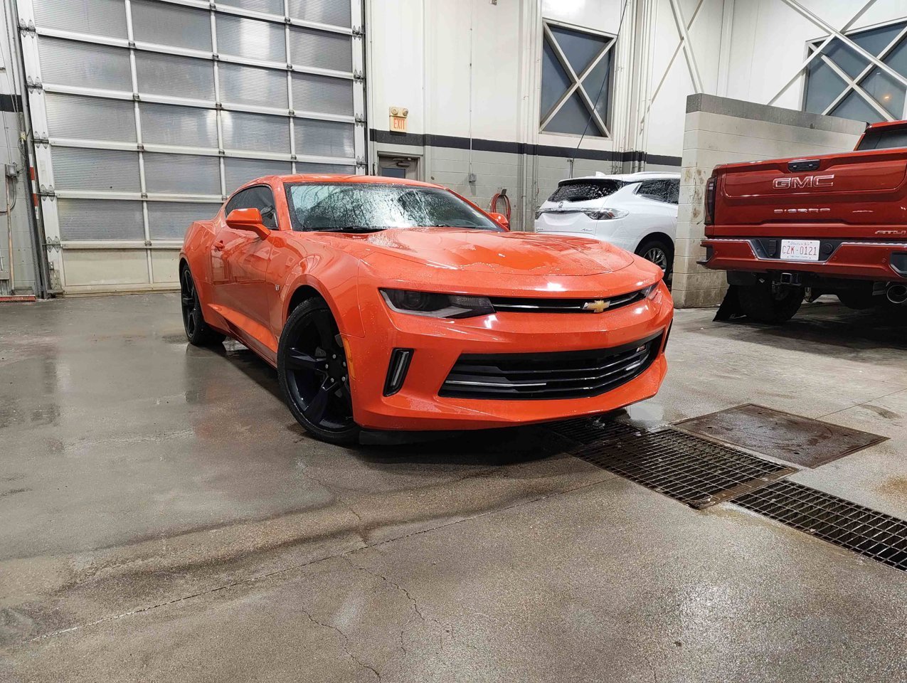 2018 Chevrolet Camaro 2dr Cpe 2LT Red Sherwood Park - photo #1