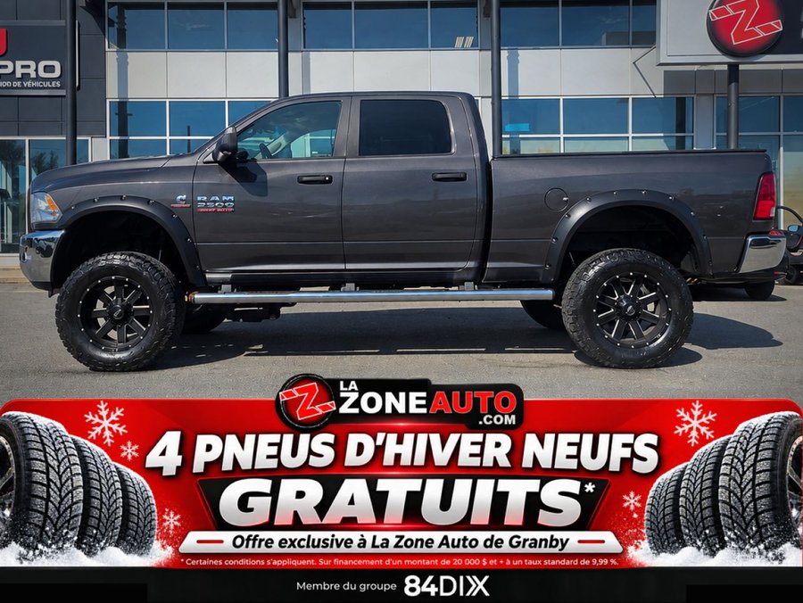 2015 Ram 2500 Cummins Turbo Diesel LIFT KIT + 17 180lbs de capacité de remorquage Grey