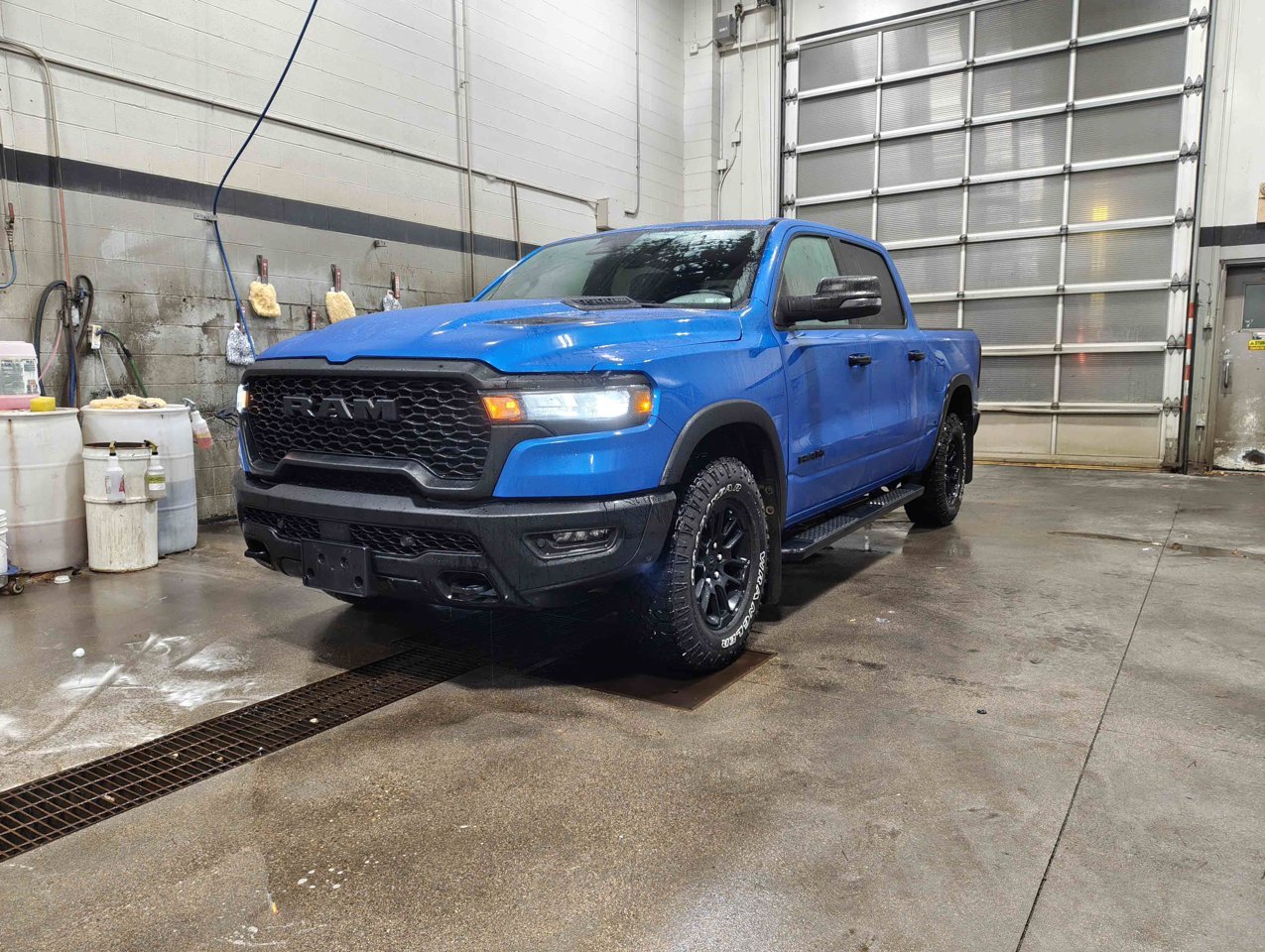 2025 Ram 1500 Rebel 4x4 Crew Cab 5'7 Box Blue Sherwood Park - photo #3