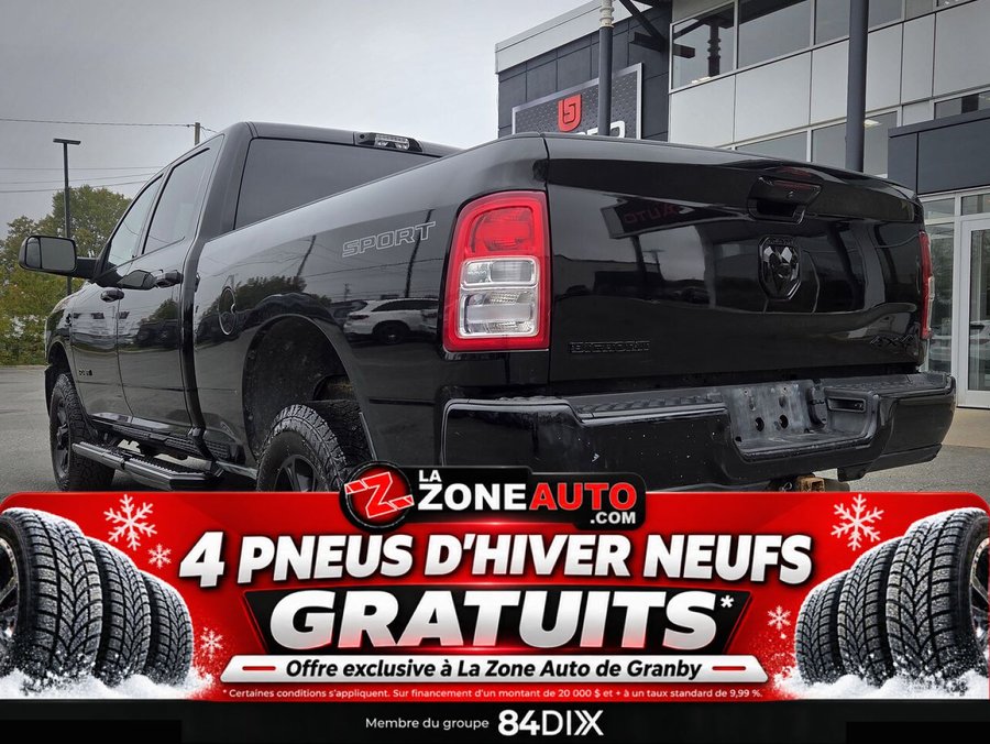 Ram 2500 Turbo Diesel Big Horn Ratio differentiel 3.73 + jamais accidenté 2022 Noir