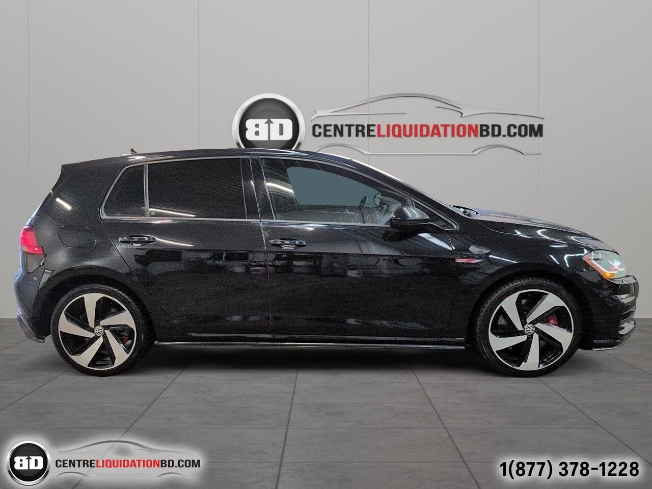 Volkswagen Golf GTI Autobahn transmission automatique | BD0380 2019 Noir Granby - photo #3