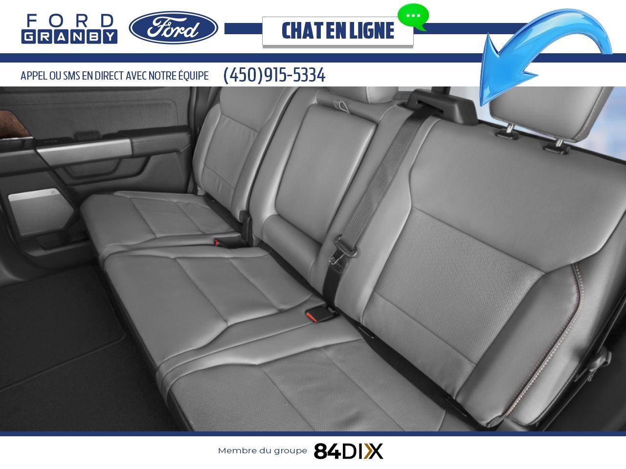 Ford F-150 Lightning 2025 Blanc astral métallisé trois couches Granby - photo #12