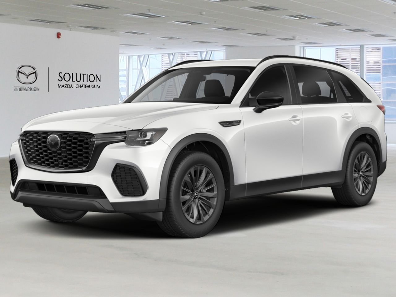 MAZDA CX-70 hybride léger GS-L TI 2026 Blanc rhodium métallisé Châteauguay - photo #0