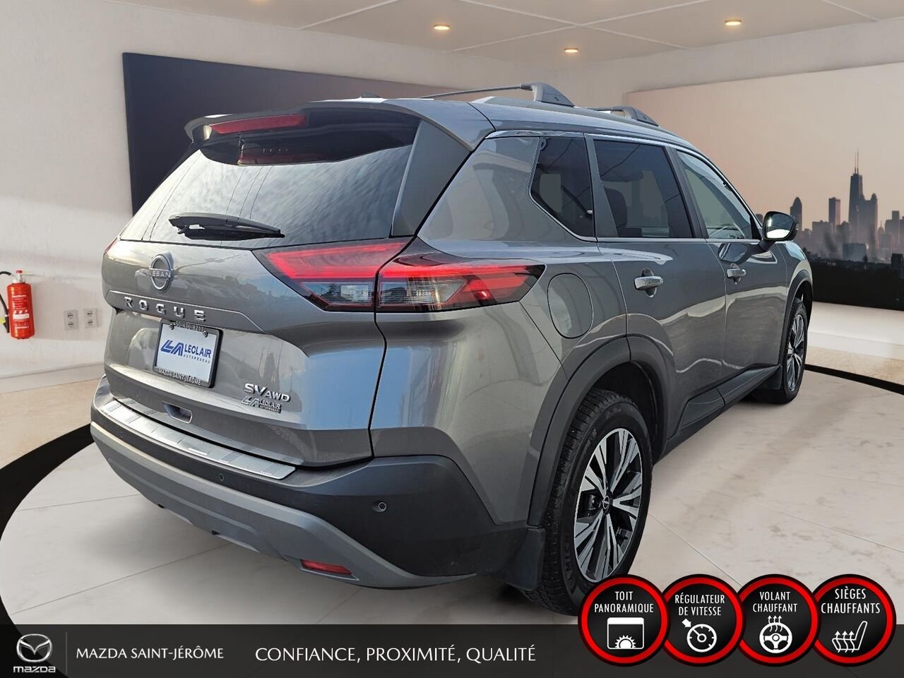 2023 Nissan Rogue Grey Ste-Agathe des Monts - photo #5