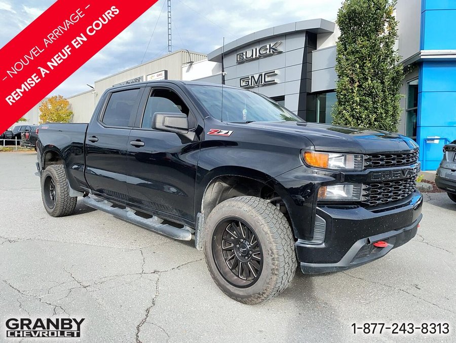Chevrolet Silverado 1500 Custom Trail Boss cabine multiplace 4RM 157 po 2019 Noir