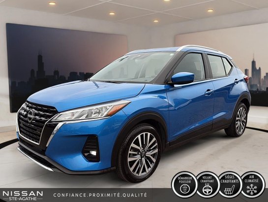 Nissan Kicks Play SV | 1 PROPRIÉTAIRE | JAMAIS ACCIDENTÉ | BANCS CHAUFFANTS | VOLANT CHAUFFANT 2025 Bleu
