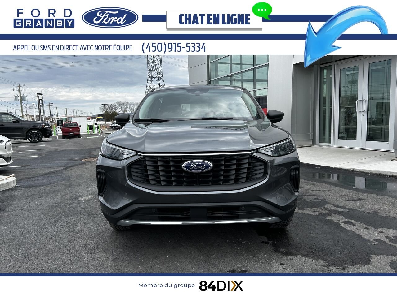 Ford Escape 2025 Gris carbonisé métallisé Granby - photo #7