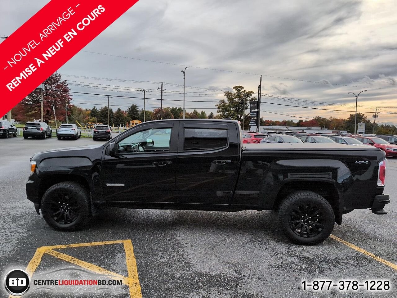 2022 GMC Canyon ELEVATION CREW CAB | BD0439 Black Granby - photo #8