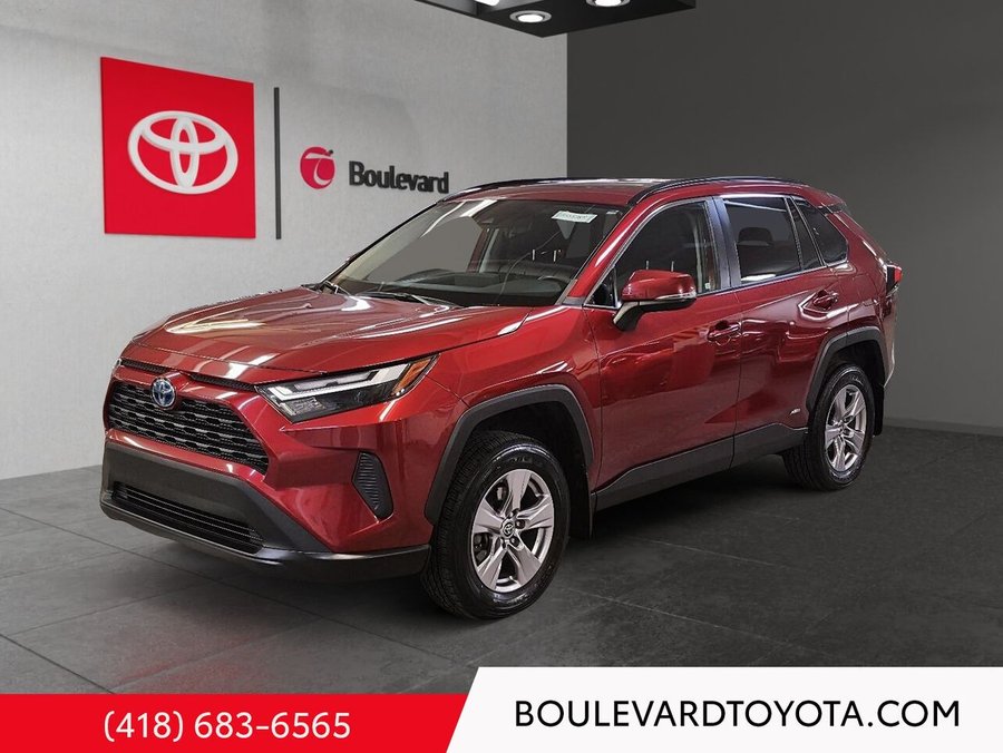 2022 Toyota RAV4 HYBRIDE, XLE, AWD Red