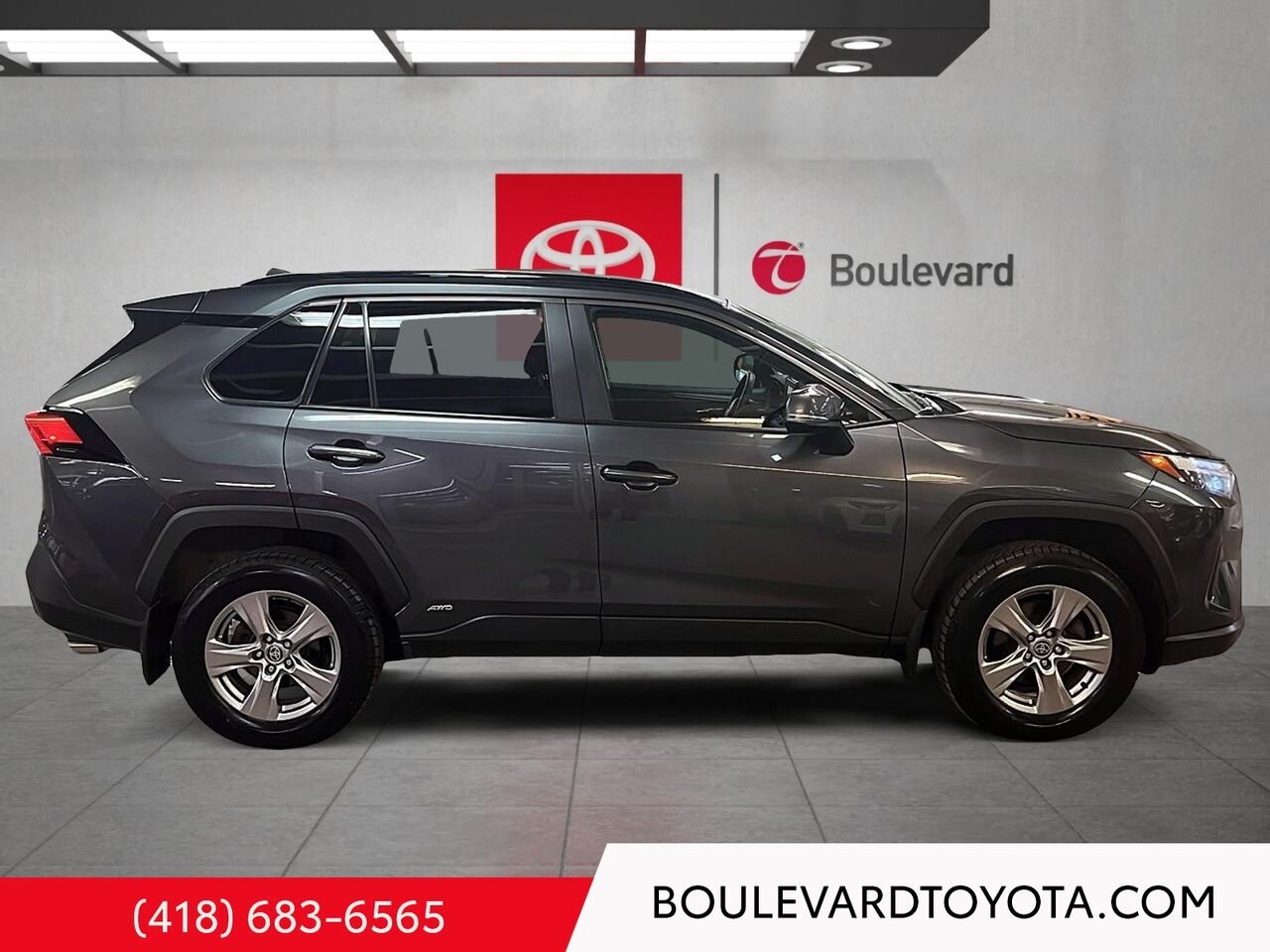 Toyota RAV4 100572A-93 | HYBRIDE XLE, AWD 2022 Gris Québec - photo #2